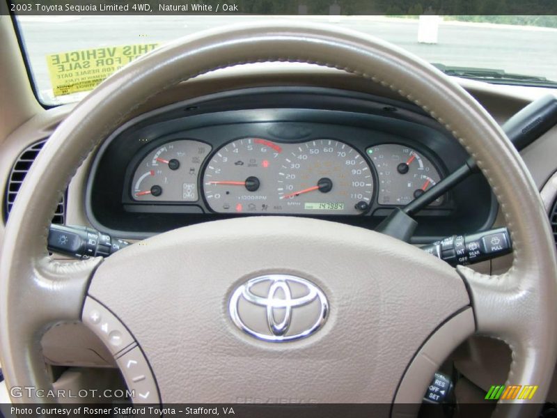 Natural White / Oak 2003 Toyota Sequoia Limited 4WD