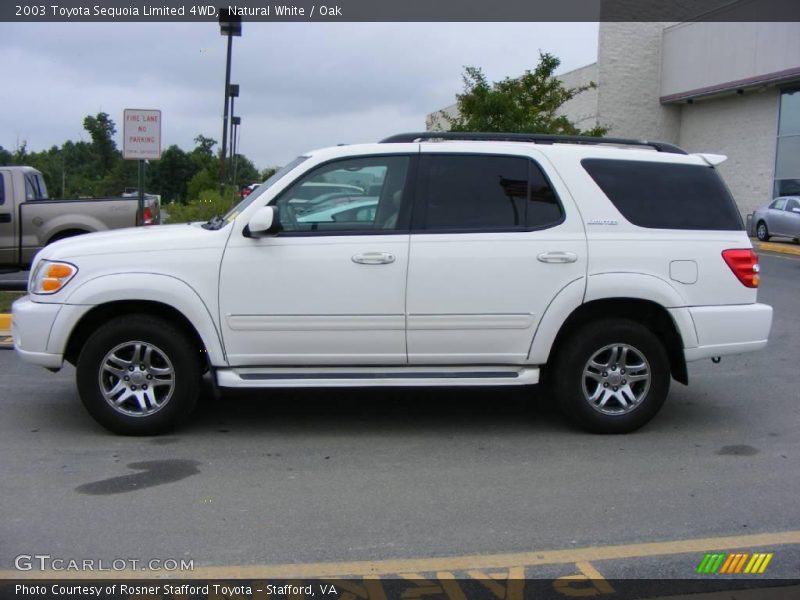 Natural White / Oak 2003 Toyota Sequoia Limited 4WD