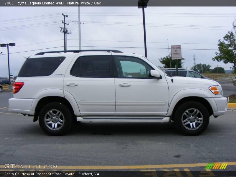Natural White / Oak 2003 Toyota Sequoia Limited 4WD