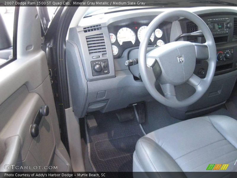 Mineral Gray Metallic / Medium Slate Gray 2007 Dodge Ram 1500 ST Quad Cab
