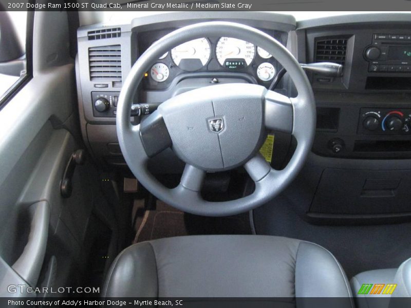 Mineral Gray Metallic / Medium Slate Gray 2007 Dodge Ram 1500 ST Quad Cab