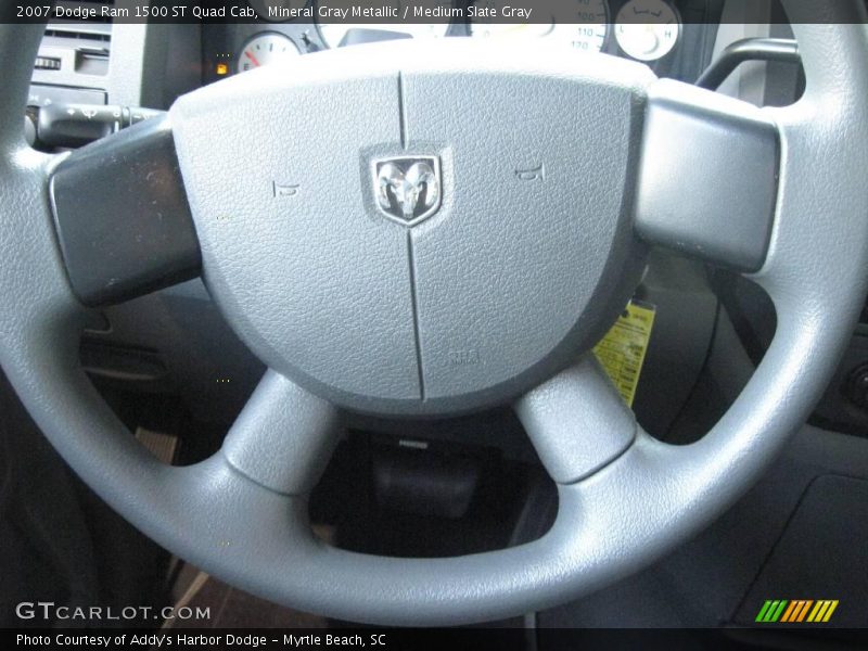 Mineral Gray Metallic / Medium Slate Gray 2007 Dodge Ram 1500 ST Quad Cab