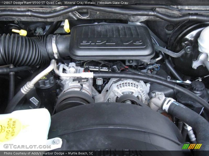 Mineral Gray Metallic / Medium Slate Gray 2007 Dodge Ram 1500 ST Quad Cab