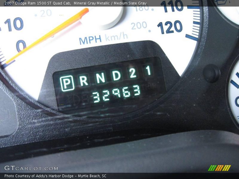 Mineral Gray Metallic / Medium Slate Gray 2007 Dodge Ram 1500 ST Quad Cab
