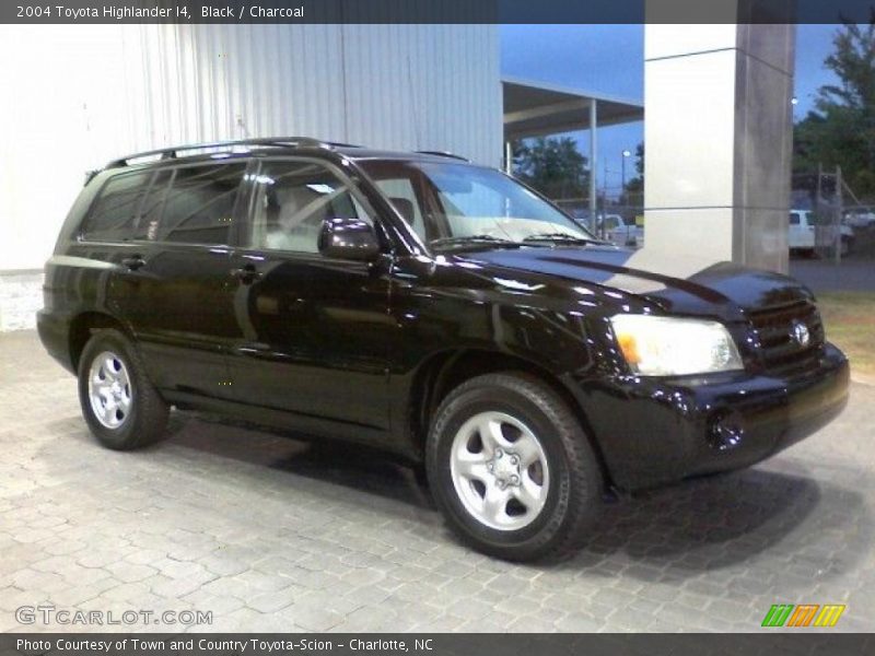 Black / Charcoal 2004 Toyota Highlander I4