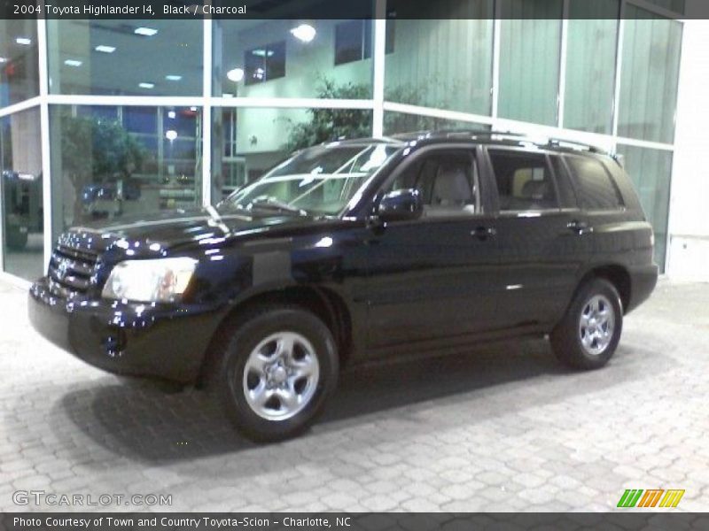 Black / Charcoal 2004 Toyota Highlander I4