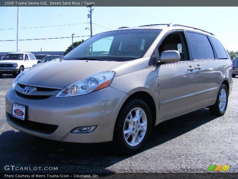 Desert Sand Mica / Taupe 2006 Toyota Sienna XLE