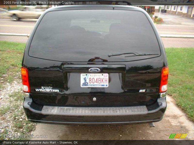 Black / Medium Graphite 2003 Ford Windstar SE