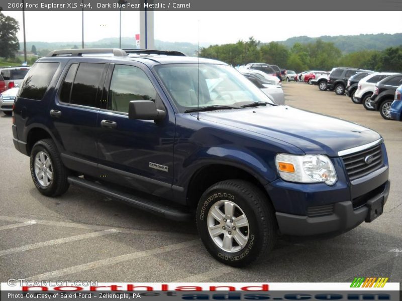 Dark Blue Pearl Metallic / Camel 2006 Ford Explorer XLS 4x4