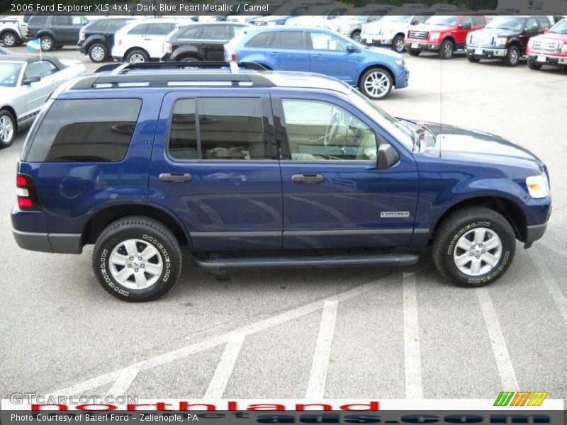 Dark Blue Pearl Metallic / Camel 2006 Ford Explorer XLS 4x4