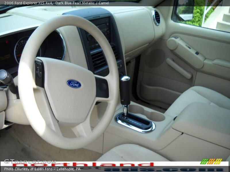 Dark Blue Pearl Metallic / Camel 2006 Ford Explorer XLS 4x4