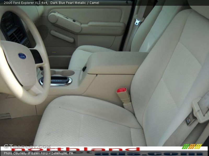 Dark Blue Pearl Metallic / Camel 2006 Ford Explorer XLS 4x4