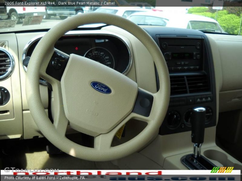 Dark Blue Pearl Metallic / Camel 2006 Ford Explorer XLS 4x4