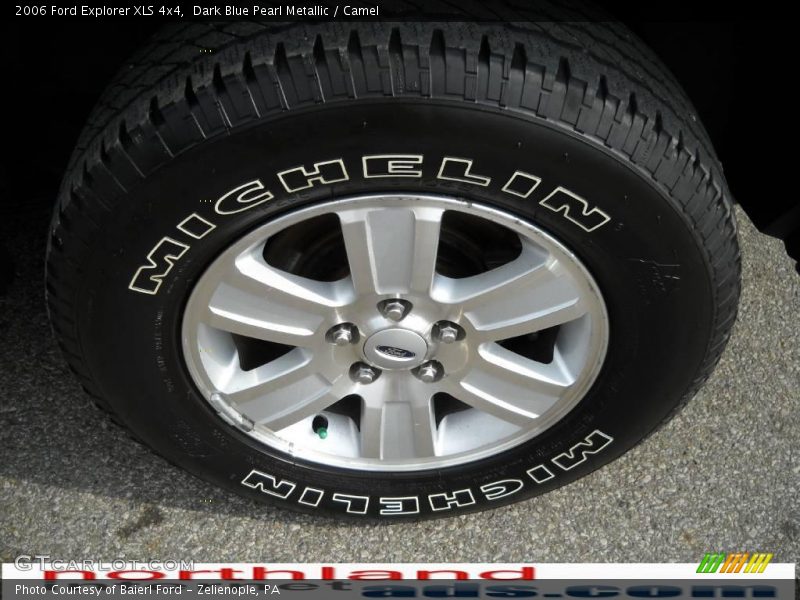 Dark Blue Pearl Metallic / Camel 2006 Ford Explorer XLS 4x4