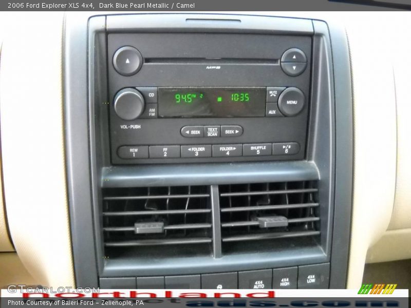 Dark Blue Pearl Metallic / Camel 2006 Ford Explorer XLS 4x4
