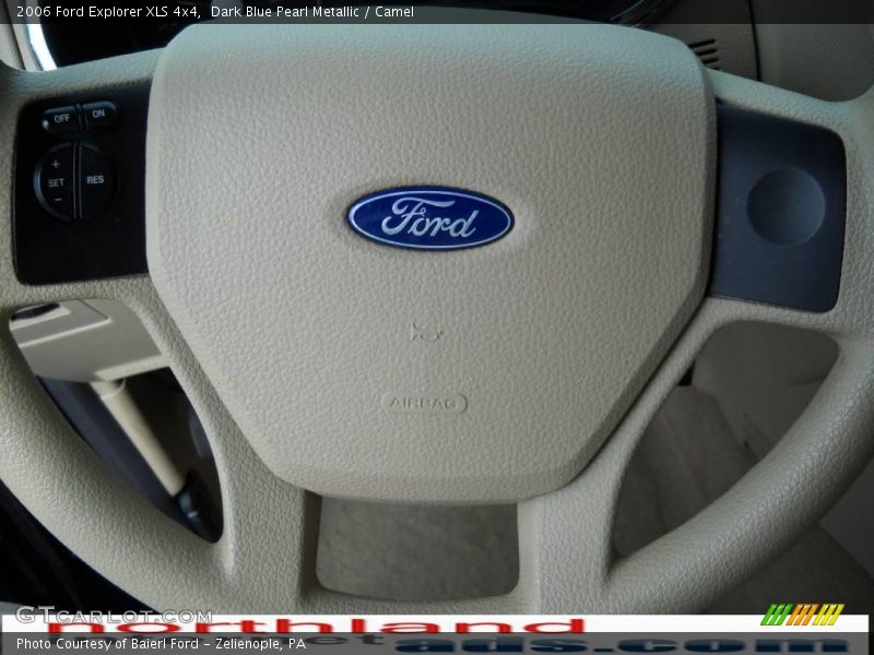 Dark Blue Pearl Metallic / Camel 2006 Ford Explorer XLS 4x4