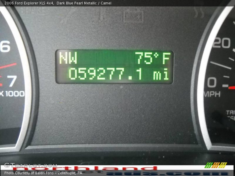 Dark Blue Pearl Metallic / Camel 2006 Ford Explorer XLS 4x4
