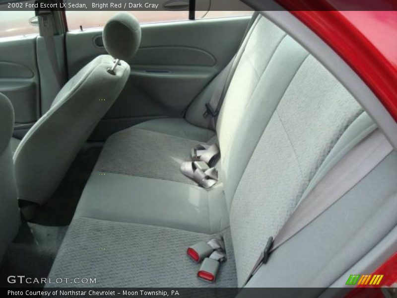 Bright Red / Dark Gray 2002 Ford Escort LX Sedan