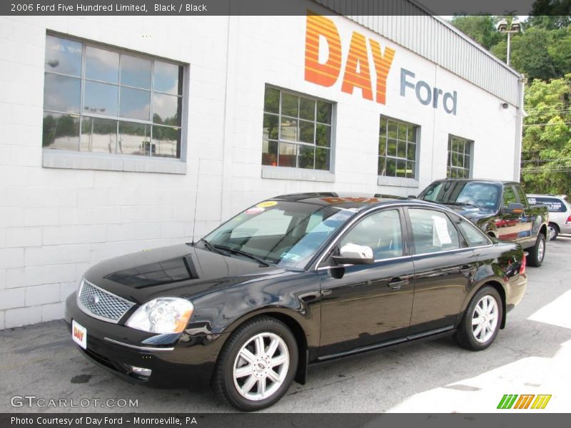 Black / Black 2006 Ford Five Hundred Limited