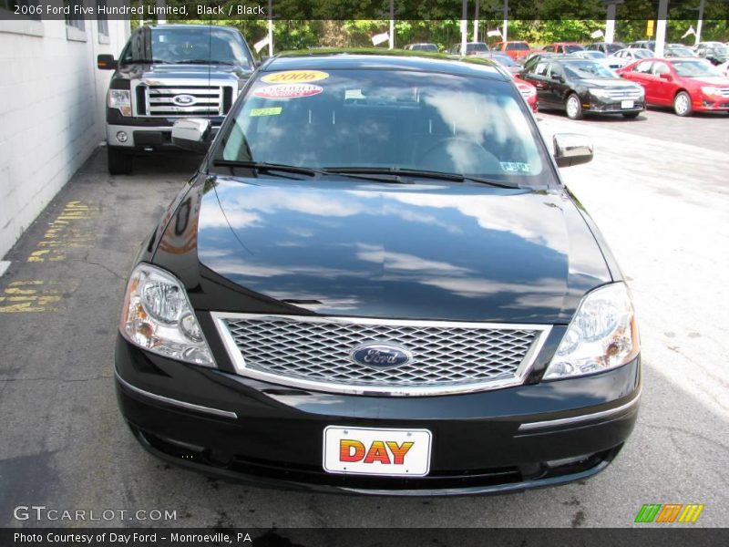 Black / Black 2006 Ford Five Hundred Limited
