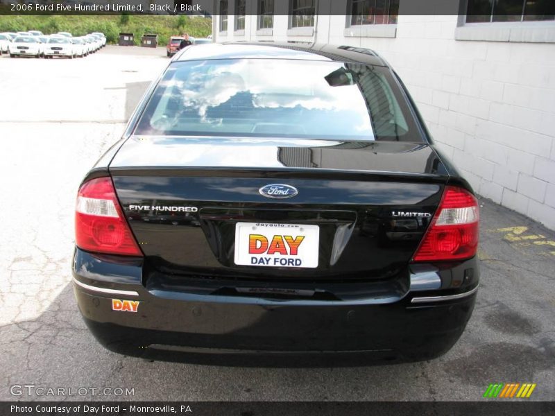 Black / Black 2006 Ford Five Hundred Limited