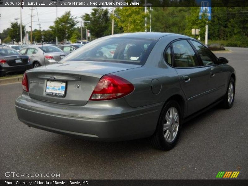 Light Tundra Metallic / Medium/Dark Pebble Beige 2006 Ford Taurus SEL