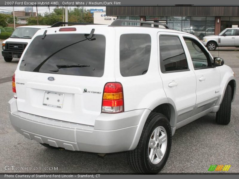 Oxford White / Medium/Dark Flint 2007 Ford Escape Hybrid 4WD