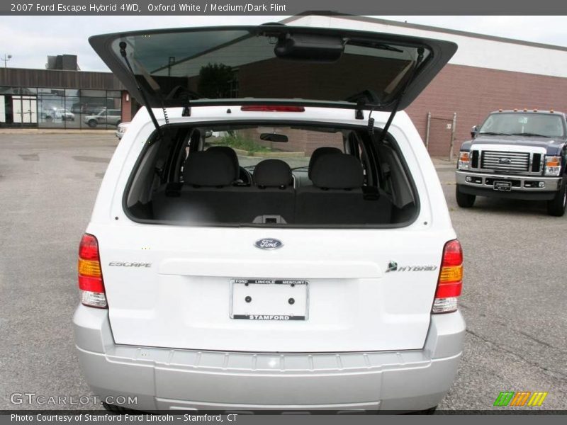 Oxford White / Medium/Dark Flint 2007 Ford Escape Hybrid 4WD