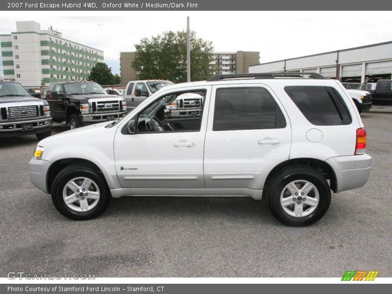 Oxford White / Medium/Dark Flint 2007 Ford Escape Hybrid 4WD