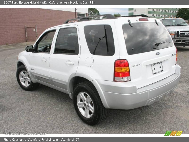 Oxford White / Medium/Dark Flint 2007 Ford Escape Hybrid 4WD