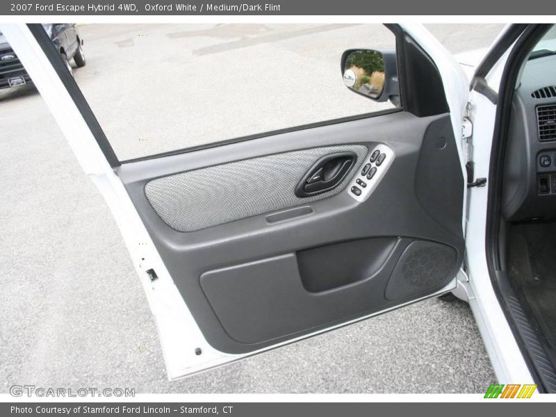 Oxford White / Medium/Dark Flint 2007 Ford Escape Hybrid 4WD