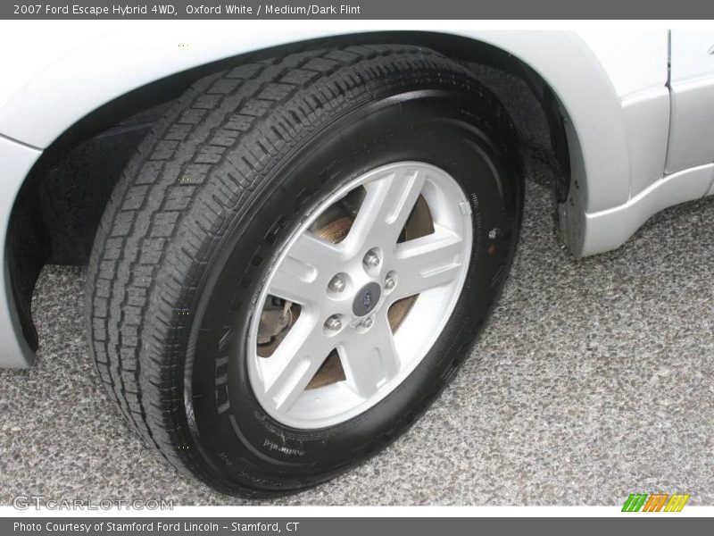 Oxford White / Medium/Dark Flint 2007 Ford Escape Hybrid 4WD