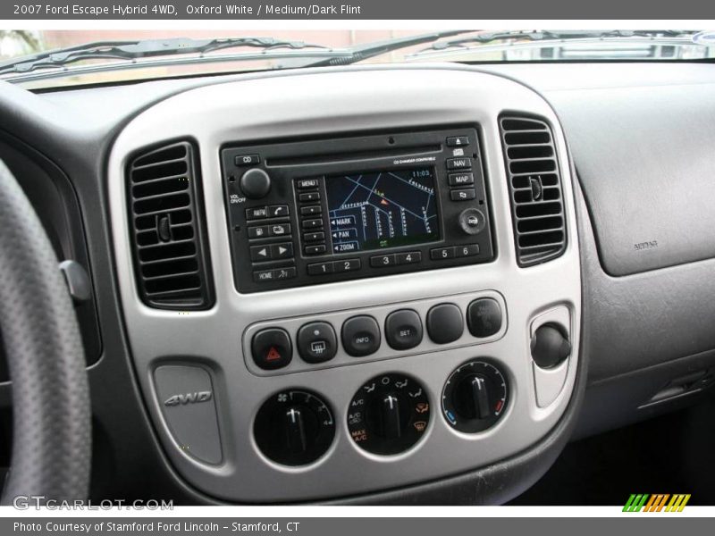 Oxford White / Medium/Dark Flint 2007 Ford Escape Hybrid 4WD