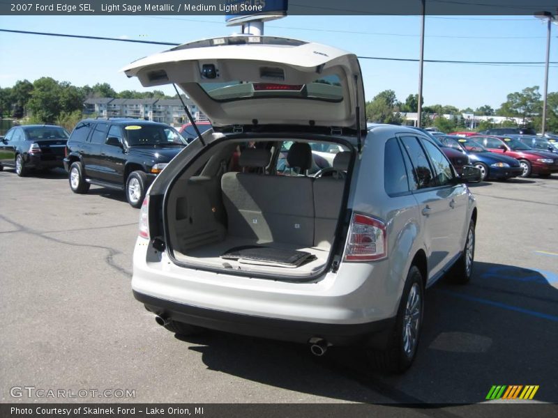 Light Sage Metallic / Medium Light Stone 2007 Ford Edge SEL