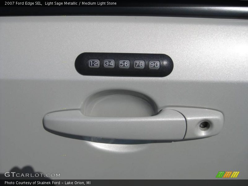 Light Sage Metallic / Medium Light Stone 2007 Ford Edge SEL