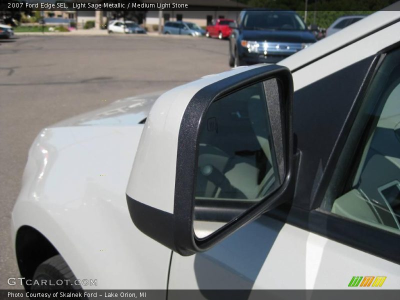 Light Sage Metallic / Medium Light Stone 2007 Ford Edge SEL