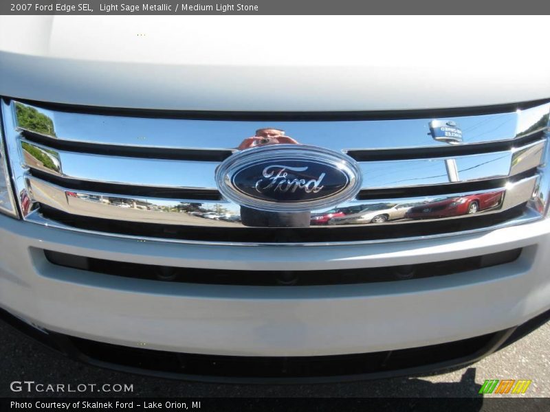 Light Sage Metallic / Medium Light Stone 2007 Ford Edge SEL