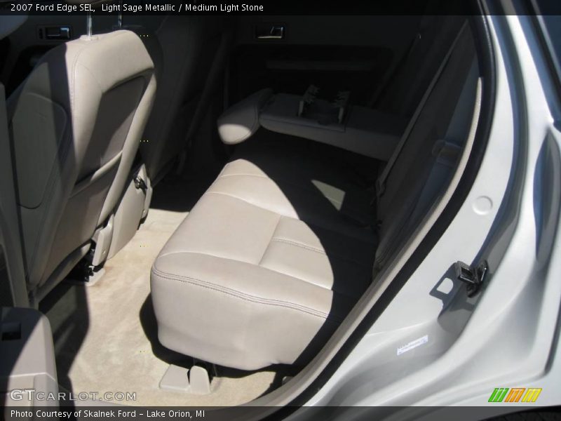 Light Sage Metallic / Medium Light Stone 2007 Ford Edge SEL