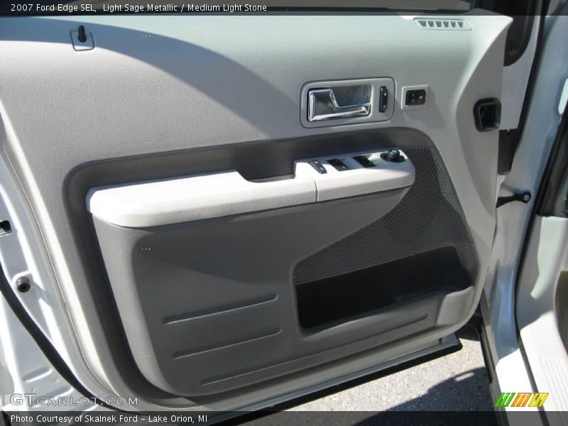 Light Sage Metallic / Medium Light Stone 2007 Ford Edge SEL