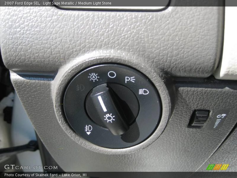 Light Sage Metallic / Medium Light Stone 2007 Ford Edge SEL
