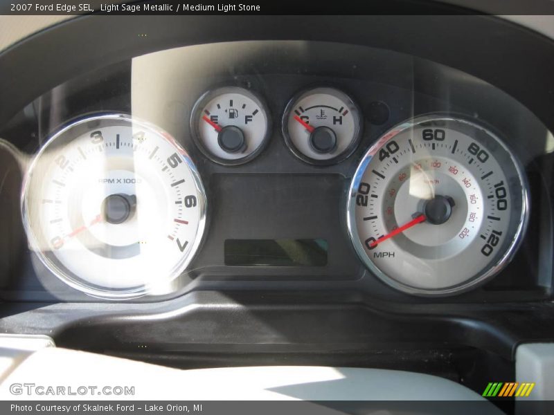 Light Sage Metallic / Medium Light Stone 2007 Ford Edge SEL