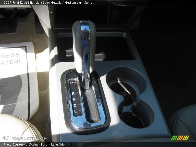 Light Sage Metallic / Medium Light Stone 2007 Ford Edge SEL