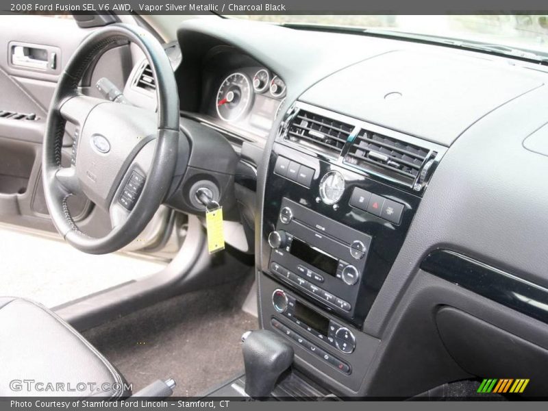 Vapor Silver Metallic / Charcoal Black 2008 Ford Fusion SEL V6 AWD