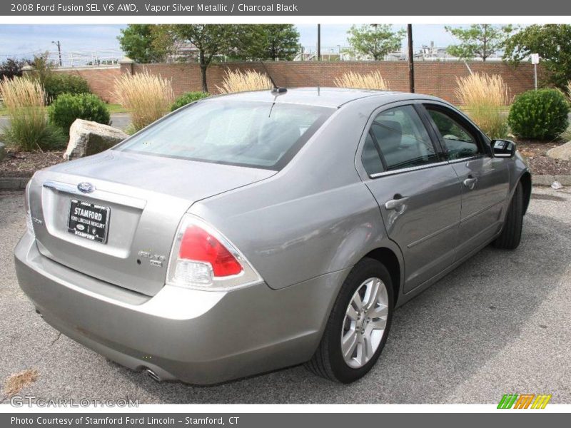 Vapor Silver Metallic / Charcoal Black 2008 Ford Fusion SEL V6 AWD