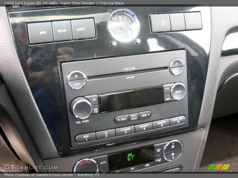 Vapor Silver Metallic / Charcoal Black 2008 Ford Fusion SEL V6 AWD