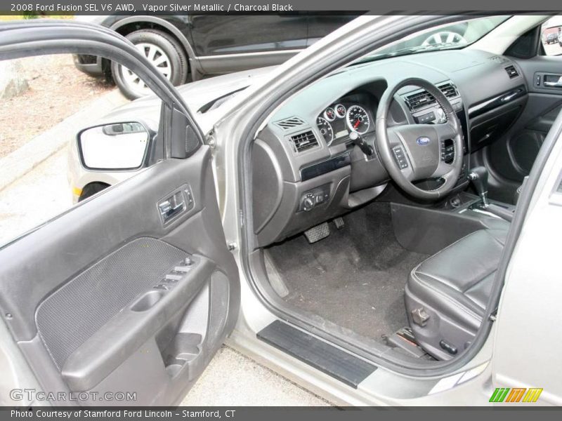 Vapor Silver Metallic / Charcoal Black 2008 Ford Fusion SEL V6 AWD