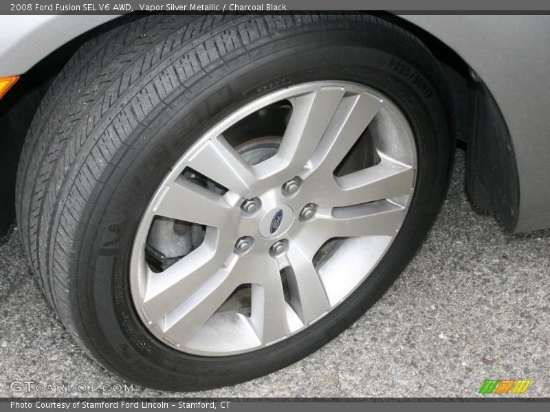 Vapor Silver Metallic / Charcoal Black 2008 Ford Fusion SEL V6 AWD