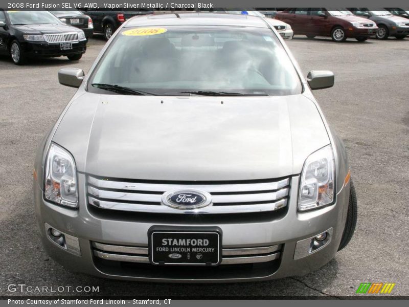 Vapor Silver Metallic / Charcoal Black 2008 Ford Fusion SEL V6 AWD