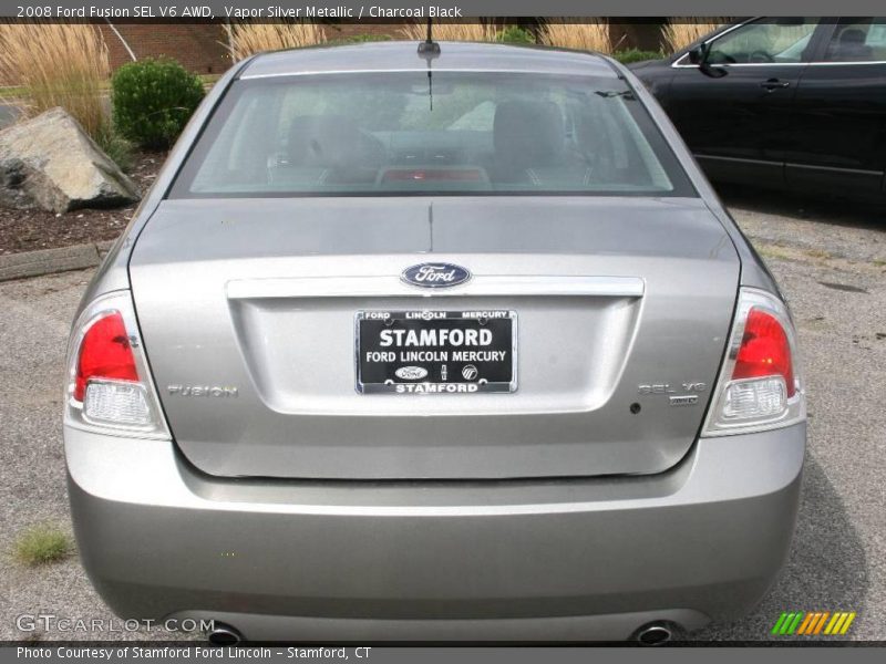 Vapor Silver Metallic / Charcoal Black 2008 Ford Fusion SEL V6 AWD