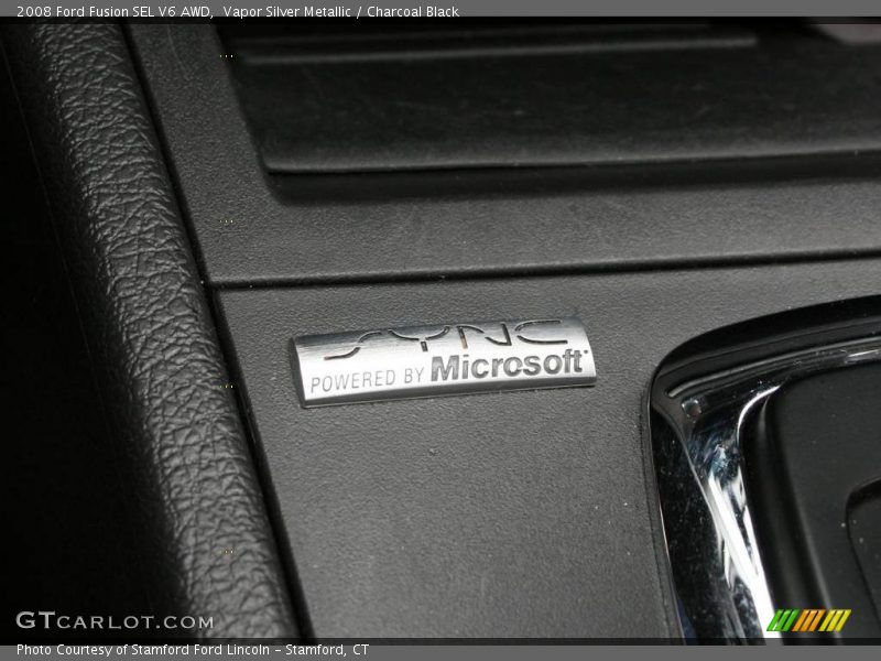 Vapor Silver Metallic / Charcoal Black 2008 Ford Fusion SEL V6 AWD